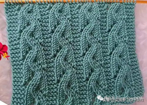 針織作品 40個美麗的針織針跡設(shè)計圖案