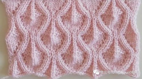 針織作品 漂亮的毛衣針織針跡圖案創(chuàng)意